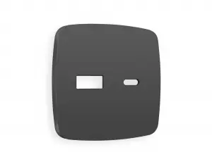 ЭЛМАКС - Лицевая панель OMEGA (Графит Мягкое касание) для розетки 2USB тип A+C QUANT OP9110 элмакс, электротехника, кабель, светотехника, elmax.pro
