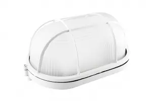 ЭЛМАКС - Светильник НПБ1402 белый/овал с реш. 60Вт IP54 TDM элмакс, электротехника, кабель, светотехника, elmax.pro