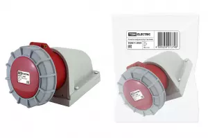 ЭЛМАКС - Розетка наружной установки IP67 16А 3Р+РЕ 380В TDM элмакс, электротехника, кабель, светотехника, elmax.pro