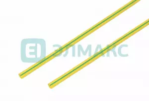 ЭЛМАКС - 4. 0 / 2. 0 мм 1м термоусадка желто-зеленая REXANT элмакс, электротехника, кабель, светотехника, elmax.pro