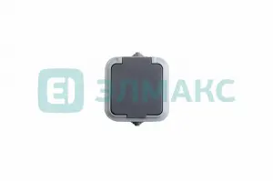 ЭЛМАКС - Розетка штепсельная влагозащищенная открытой установки IP54 без заземления 16 А REXANT элмакс, электротехника, кабель, светотехника, elmax.pro