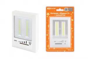 ЭЛМАКС - Ночник "Идеал 2", 3 Вт, 3хААА, диммер, магнит, TDM элмакс, электротехника, кабель, светотехника, elmax.pro
