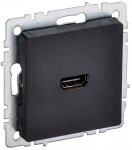 ЭЛМАКС - BRITE Роз. HDMI РHDMI-0-БрЧ черн. IEK элмакс, электротехника, кабель, светотехника, elmax.pro