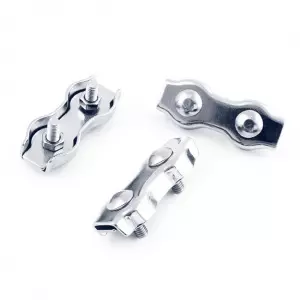 ЭЛМАКС - Зажим для троса Duplex оцинкованный 5 мм элмакс, электротехника, кабель, светотехника, elmax.pro