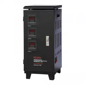 ЭЛМАКС - Стабилизатор напряжения РЕСАНТА АСН-9000/3-ЭМ элмакс, электротехника, кабель, светотехника, elmax.pro