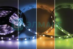 ЭЛМАКС - LED лента открытая, 10мм, IP23, SMD 5050, 60 LED/m, 12V, RGB элмакс, электротехника, кабель, светотехника, elmax.pro