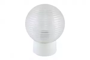 Светильник НББ 64-60-025 УХЛ4 (шар стекло "Кольца"/прямое основание) TDM