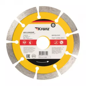ЭЛМАКС - Диск алмазный отрезной сегментный 125x22,2x1,8x10мм KRANZ элмакс, электротехника, кабель, светотехника, elmax.pro