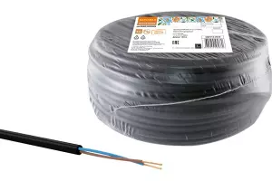 ЭЛМАКС - Провод ПВСмб 2х2,5 (100м), черный Народный элмакс, электротехника, кабель, светотехника, elmax.pro