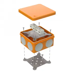 Коробка огнестойкая для о/п двухкомпонентная 60-0300-FR6.0-4-4-Р Е15-Е60 100х100х50 Промрукав