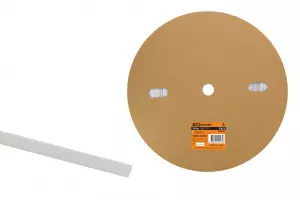 ЭЛМАКС - Термоусаживаемая трубка ТУТнг 6/3 белая (100 м/ролл) TDM элмакс, электротехника, кабель, светотехника, elmax.pro