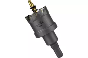 ЭЛМАКС - Коронка по металлу твердосплавная с центрирующим сверлом vertextools 32мм элмакс, электротехника, кабель, светотехника, elmax.pro