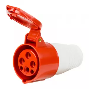 ЭЛМАКС - Розетка 214 переносная 3Р+РЕ 16А 380В IP44 REXANT элмакс, электротехника, кабель, светотехника, elmax.pro