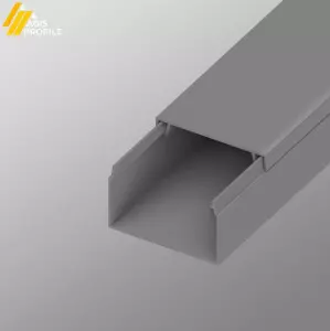 ЭЛМАКС - Кабель-канал 40х25 мм Cерый (32м/уп) элмакс, электротехника, кабель, светотехника, elmax.pro