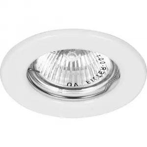 ЭЛМАКС - Светильник потолочный встраиваемый, MR16 G5.3 белый, DL10 элмакс, электротехника, кабель, светотехника, elmax.pro