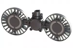 ЭЛМАКС - Светильник взрывозащищенный ДСП 03-2х20-002 УХЛ1 1ExdmbIICT6Gb TDM элмакс, электротехника, кабель, светотехника, elmax.pro