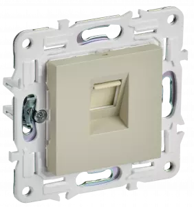 ЭЛМАКС - SKANDY Роз. комп. RJ45 кат.5E SK-K01B беж. IEK элмакс, электротехника, кабель, светотехника, elmax.pro