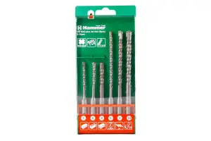 ЭЛМАКС - Набор буров HAMMER 201-902 DR SDS+ set No2 (6pcs) 5/6/8 X 110, 6/8/10 X 160 элмакс, электротехника, кабель, светотехника, elmax.pro