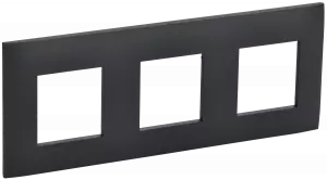 ЭЛМАКС - SKANDY Рамка 3-мест. SK-F03G граф. IEK элмакс, электротехника, кабель, светотехника, elmax.pro