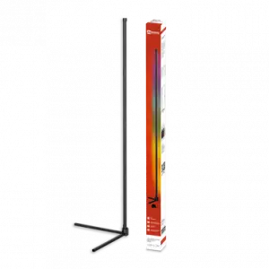 ЭЛМАКС - Светильник напольный светодиодный ТСО 01Ч 12Вт RGB, с пультом ДУ, с адаптером ЧЕРНЫЙ IN HOME элмакс, электротехника, кабель, светотехника, elmax.pro