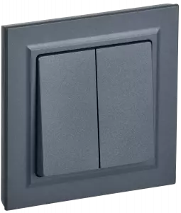 ЭЛМАКС - BRITE Выключ. 2-кл. 10А в сб. ВСР10-2-0-БрМ мар. IEK элмакс, электротехника, кабель, светотехника, elmax.pro