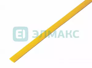 ЭЛМАКС - 6. 0 / 3. 0 мм 1м термоусадка желтая REXANT элмакс, электротехника, кабель, светотехника, elmax.pro