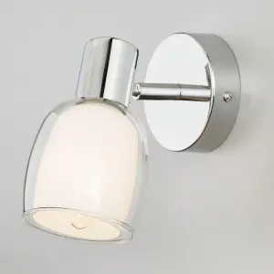 ЭЛМАКС - Настенный светильник с поворотным плафоном 20119/1 белый элмакс, электротехника, кабель, светотехника, elmax.pro