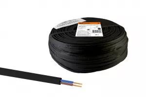 ЭЛМАКС - Шнур ШВВП 2х0,5 ГОСТ (200м), черный TDM элмакс, электротехника, кабель, светотехника, elmax.pro