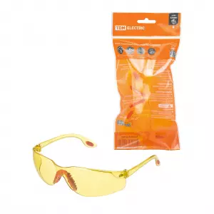 Очки защитные открытые УДН, желтые, "Гранит", TDM