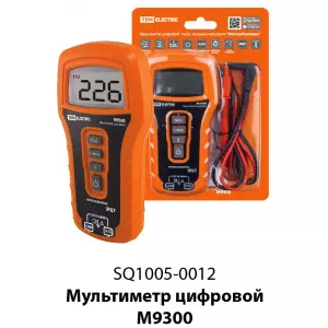 ЭЛМАКС - Мультиметр цифровой пыле- защищенный серия "МастерЭлектрик" М9300 (IP67) TDM элмакс, электротехника, кабель, светотехника, elmax.pro