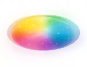 ЭЛМАКС - Светодиодный светильник c подсветкой RGB FF470 WH белый 60W D450*70 (ПДУ ИК) элмакс, электротехника, кабель, светотехника, elmax.pro