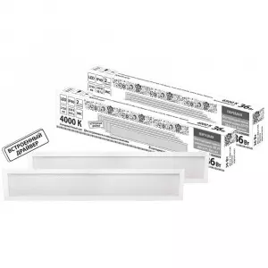 ЭЛМАКС - Светодиодная панель универсальная ЛП 03 180х1195 Призма 19 мм 36 Вт 2750 Лм, 4000 К, белая, Народная элмакс, электротехника, кабель, светотехника, elmax.pro