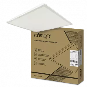 ЭЛМАКС - Панель сд встраиваемая ДВО-PRO 5040-ОПАЛ 50Вт 4000К 120Лм/Вт 595х595х30мм NEOX элмакс, электротехника, кабель, светотехника, elmax.pro