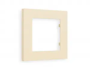 ЭЛМАКС - Рамка ALFA Techno (Бежевый матовый) 1-ая AF220331 элмакс, электротехника, кабель, светотехника, elmax.pro