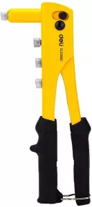 Заклепочник ручной Deli DL236910T 10,5" + 60 шт заклепок Материал: 20Cr. 265 мм. Носовая часть: 2,4–