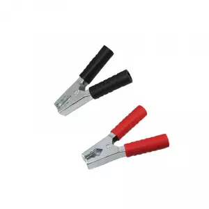 ЭЛМАКС - Зажим крокодил REXANT, длина 150 мм, ток 250A, 2 шт., пакет БОПП элмакс, электротехника, кабель, светотехника, elmax.pro