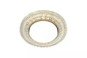 Встраиваемый точечный светильник с LED подсветкой 3028 GX53 CL прозрачный