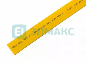 20. 0 / 10. 0 мм 1м термоусадка желтая REXANT