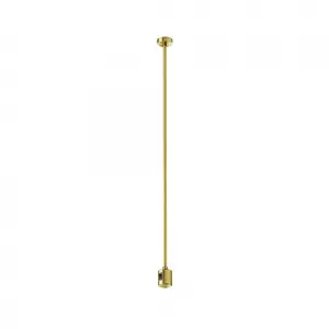 Крепление потолочное Long 700мм с прямым коннектором питания Flarity латунь
