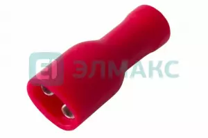 КЛЕММА ПЛОСКАЯ полностью изолированная гнездо - 5.6мм 0.5-1.5мм² (РППи-м 1.5-(4.8)) REXANT