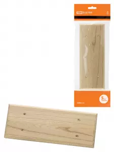 ЭЛМАКС - Накладка на бревно деревянная универсальная НБУ 1Пх3 280 мм, сосна TDM элмакс, электротехника, кабель, светотехника, elmax.pro