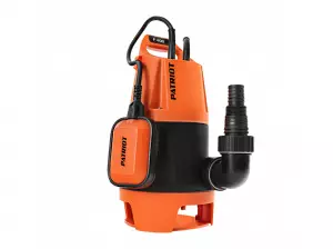 Насос дренажный PATRIOT F 400, д/грязной воды, корпус - пластик, 400 Вт, 8000 л/час.