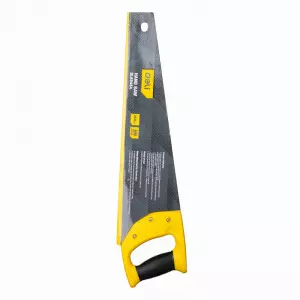 Ножовка по дереву Deli DL6845A 450мм сталь 65Mn, шлифовка зубцов с 3-х сторон, рукоять из двухкомпон