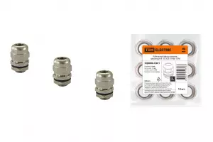 ЭЛМАКС - Кабельный ввод-сальник латунный М 18 (У261) IP68 TDM элмакс, электротехника, кабель, светотехника, elmax.pro