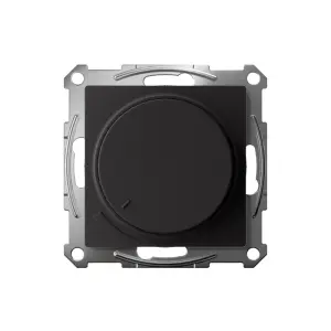 ЭЛМАКС - ATLASDESIGN СВЕТОРЕГУЛЯТОР (диммер) повор-нажим, LED, RC, 400Вт, мех., КАРБОН элмакс, электротехника, кабель, светотехника, elmax.pro