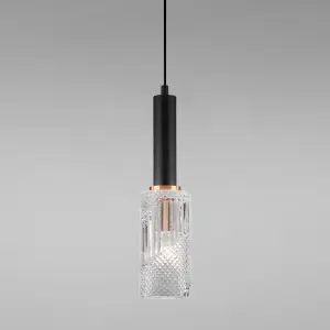 ЭЛМАКС - Подвесной светильник 50176/1 черный элмакс, электротехника, кабель, светотехника, elmax.pro