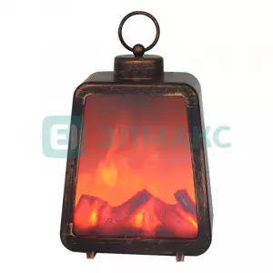 ЭЛМАКС - Светодиодный камин "Лофт" с эффектом живого огня 17х10х24,5 см, 3хС (не в комплекте) элмакс, электротехника, кабель, светотехника, elmax.pro