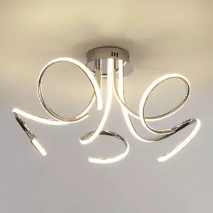 ЭЛМАКС - Потолочный светодиодный светильник 90068/5 хром элмакс, электротехника, кабель, светотехника, elmax.pro