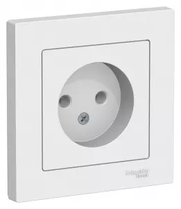ЭЛМАКС - ATLASDESIGN РОЗЕТКА без заземления, 16А, в сборе, ЛОТОС элмакс, электротехника, кабель, светотехника, elmax.pro