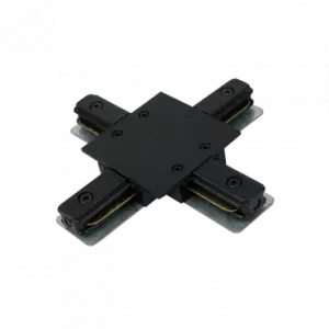 ЭЛМАКС - Коннектор шинопровода X-образный XC-B-TL черный серии TOP-LINE IN HOME элмакс, электротехника, кабель, светотехника, elmax.pro